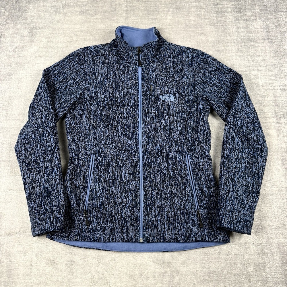 The North Face Jacket Womens Medium Blue Apex Bionic Softshell Tre bark Outdoors